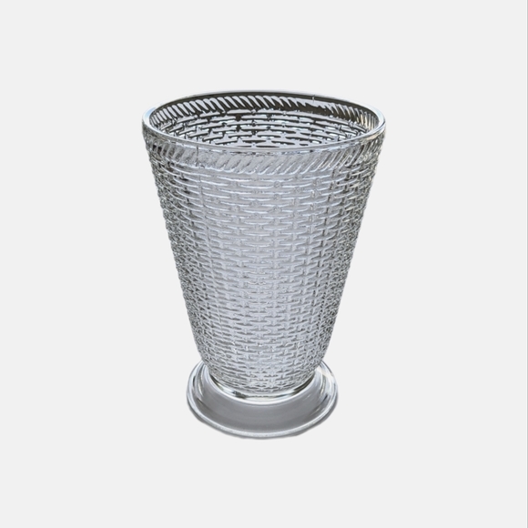 Vintage Basket Weave Vase - Picture 1 of 3